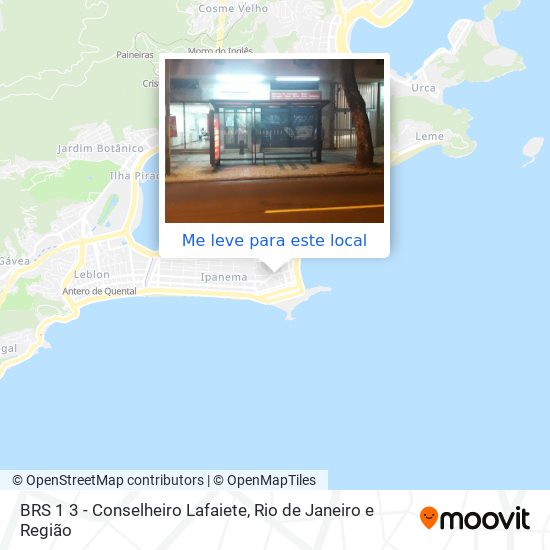 BRS 1 3 - Conselheiro Lafaiete mapa