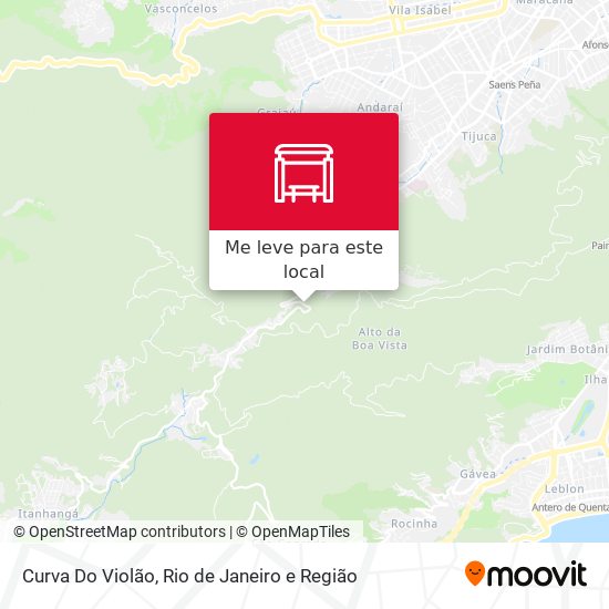 Curva Do Violão mapa