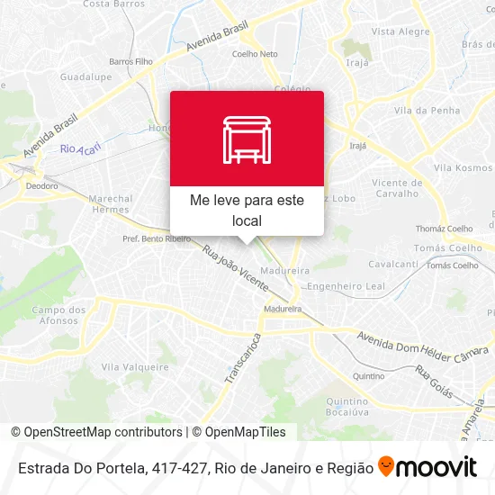 Estrada Do Portela, 417-427 mapa