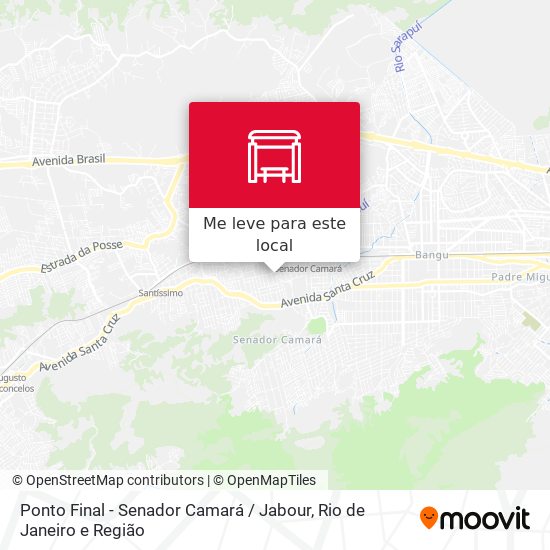 Ponto Final - Senador Camará / Jabour mapa