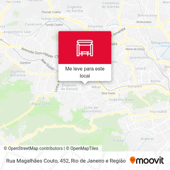 Rua Magalhães Couto, 452 mapa