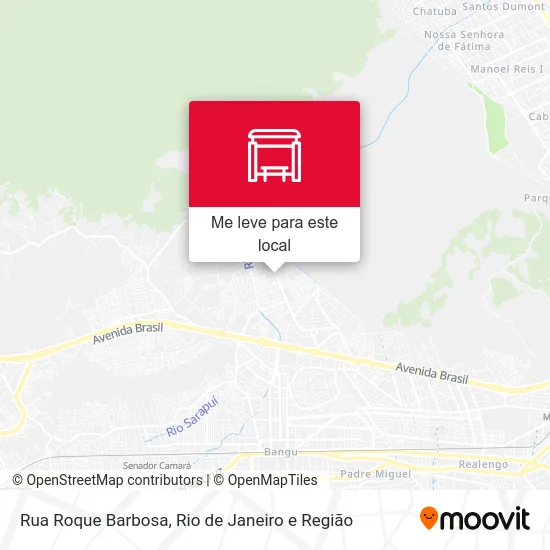 Rua Roque Barbosa mapa