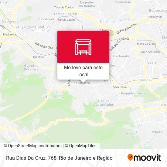 Rua Dias Da Cruz, 768 mapa