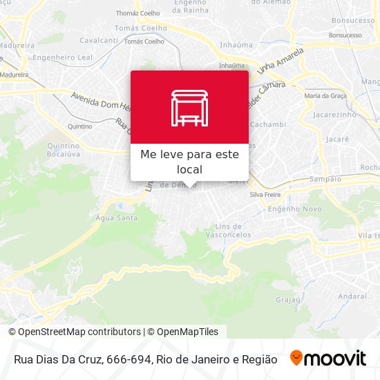 Rua Dias Da Cruz, 666-694 mapa