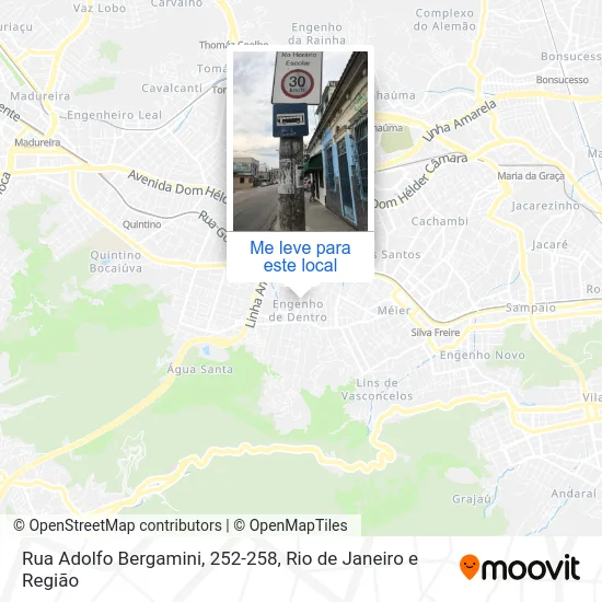 Rua Adolfo Bergamini, 252-258 mapa