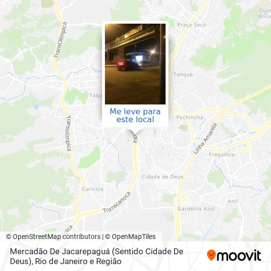 Mercadão De Jacarepaguá (Sentido Cidade De Deus) mapa