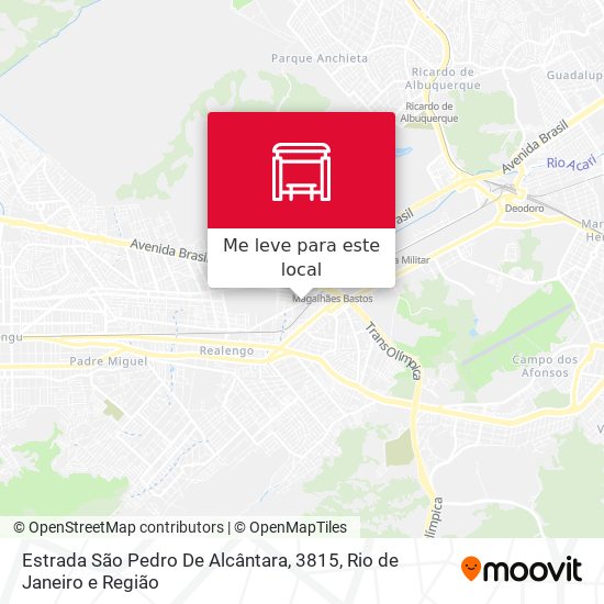 Estrada São Pedro De Alcântara, 3815 mapa