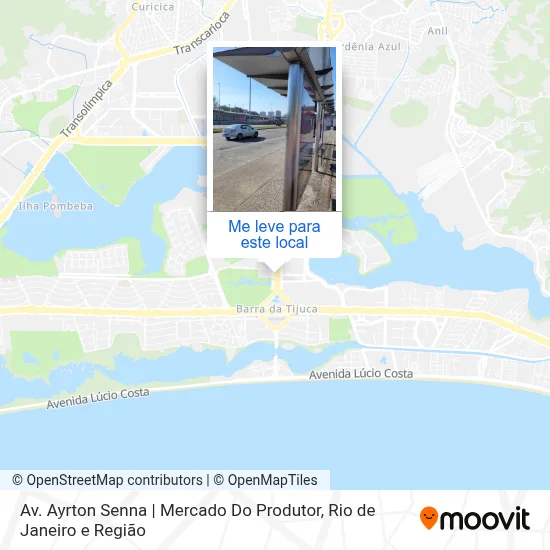 Av. Ayrton Senna | Mercado Do Produtor mapa