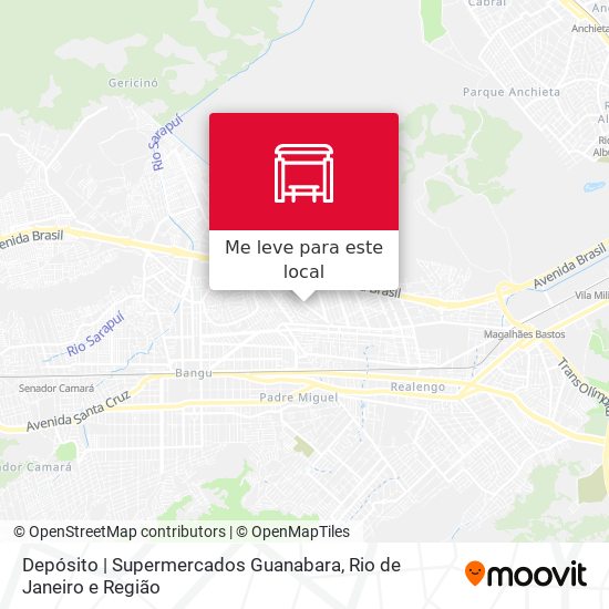 Depósito | Supermercados Guanabara mapa