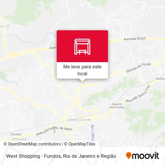 West Shopping - Fundos mapa