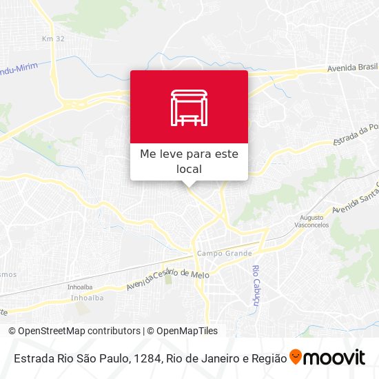 Estrada Rio São Paulo, 1284 mapa
