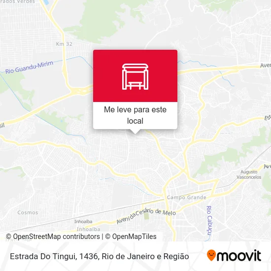 Estrada Do Tingui, 1436 mapa