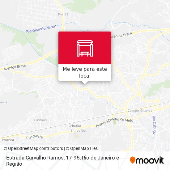 Estrada Carvalho Ramos, 17-95 mapa