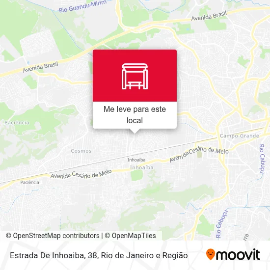 Estrada De Inhoaiba, 38 mapa