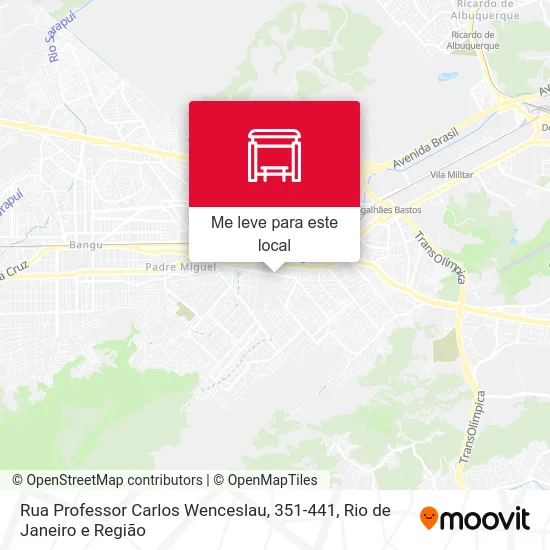 Rua Professor Carlos Wenceslau, 351-441 mapa