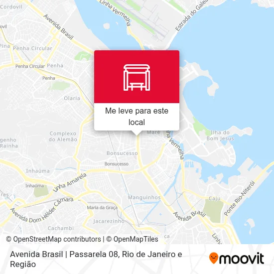 Avenida Brasil | Passarela 08 mapa