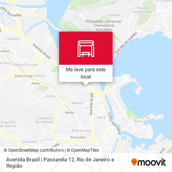 Avenida Brasil | Passarela 12 mapa