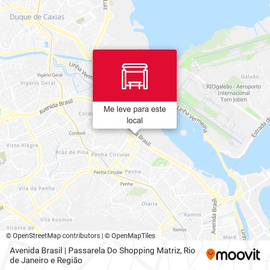 Avenida Brasil | Passarela Do Shopping Matriz mapa