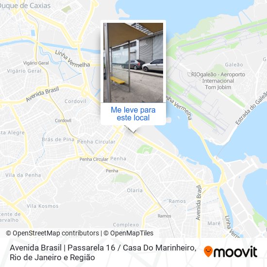 Avenida Brasil | Passarela 16 / Casa Do Marinheiro mapa