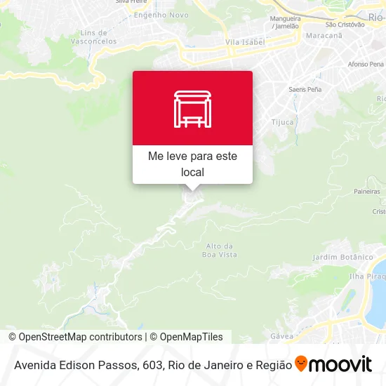Avenida Edison Passos, 603 mapa