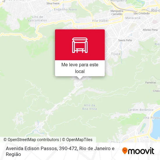 Avenida Edison Passos, 390-472 mapa