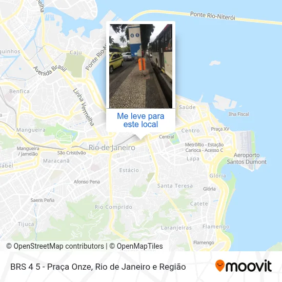 BRS 4 5 - Praça Onze mapa
