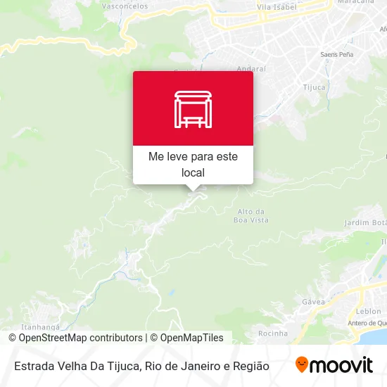 Estrada Velha Da Tijuca mapa