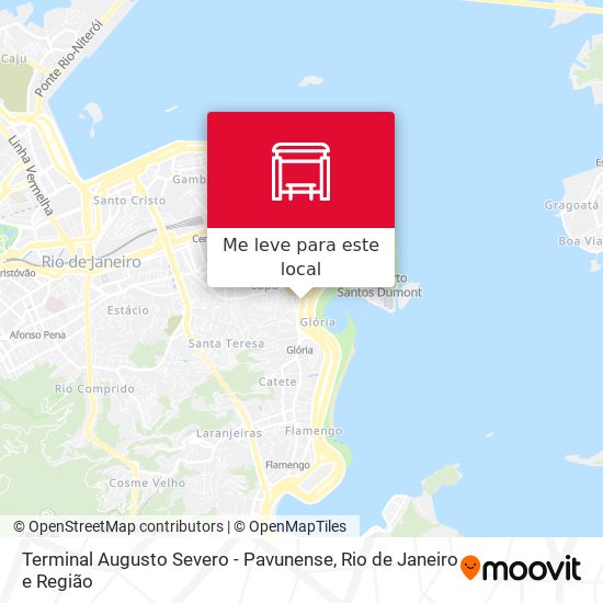 Terminal Augusto Severo - Pavunense mapa