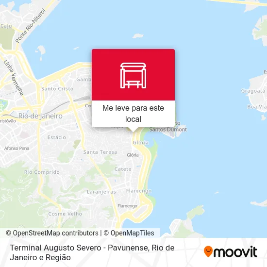 Terminal Augusto Severo - Pavunense mapa