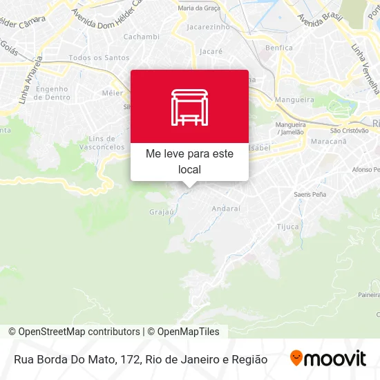 Rua Borda Do Mato, 172 mapa