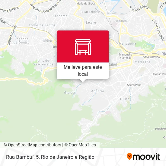 Rua Bambuí, 5 mapa