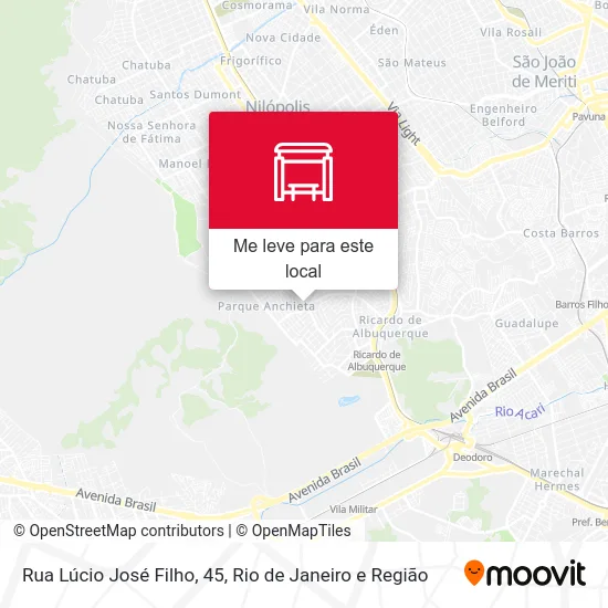 Rua Lúcio José Filho, 45 mapa