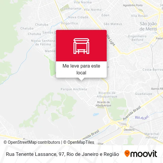 Rua Tenente Lassance, 97 mapa