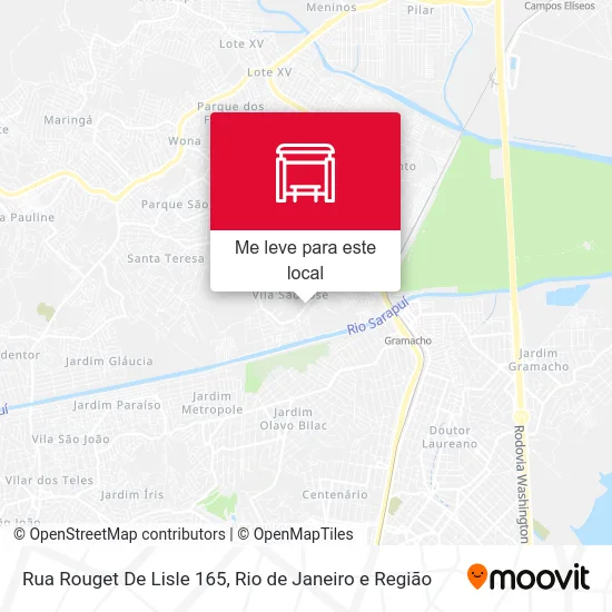 Rua Rouget De Lisle 165 mapa