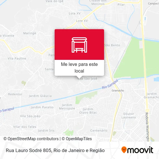 Rua Lauro Sodré 805 mapa