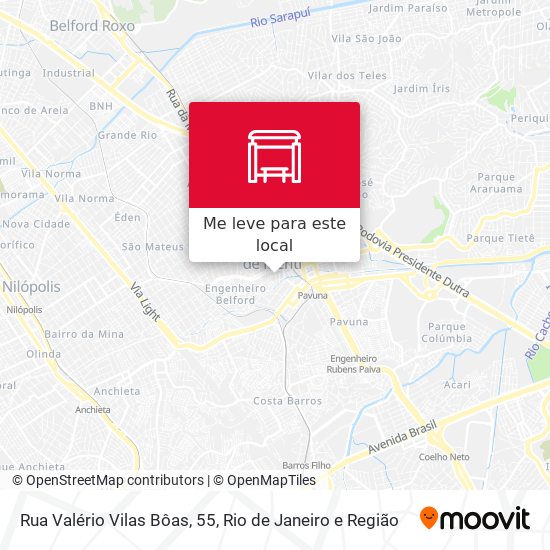 Rua Valério Vilas Bôas, 55 mapa
