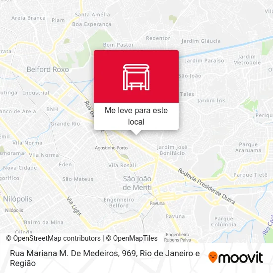 Rua Mariana M. De Medeiros, 969 mapa
