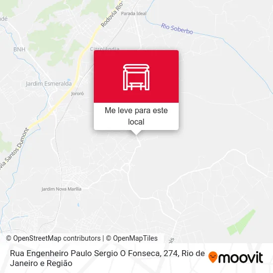 Rua Engenheiro Paulo Sergio O Fonseca, 274 mapa