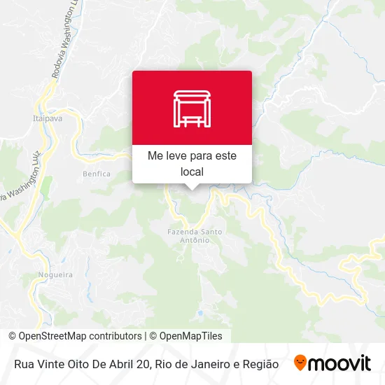 Rua Vinte Oito De Abril 20 mapa