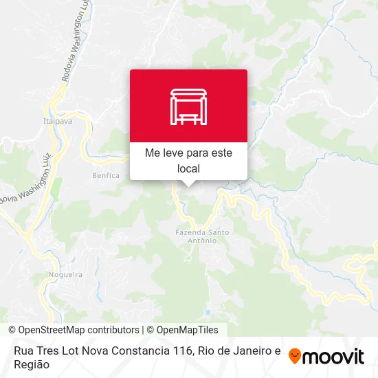 Rua Tres Lot Nova Constancia 116 mapa