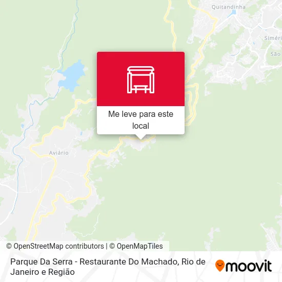 Parque Da Serra - Restaurante Do Machado mapa