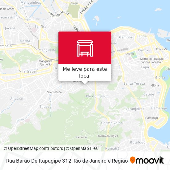 Rua Barão De Itapagipe 312 mapa