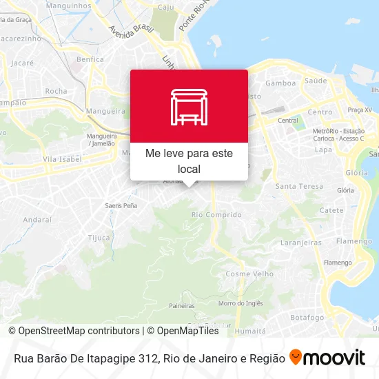 Rua Barão De Itapagipe 312 mapa