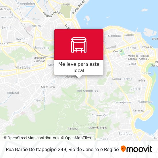Rua Barão De Itapagipe 249 mapa