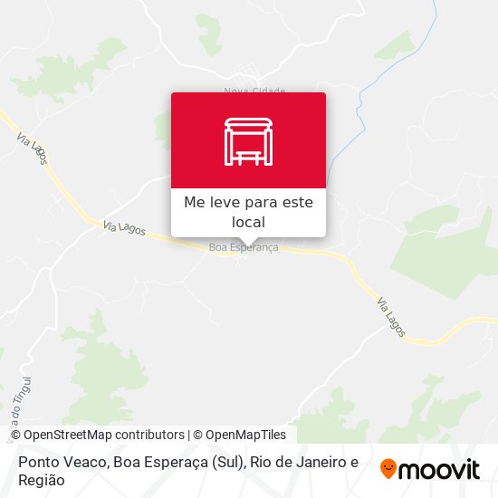 Ponto Veaco, Boa Esperaça (Sul) mapa