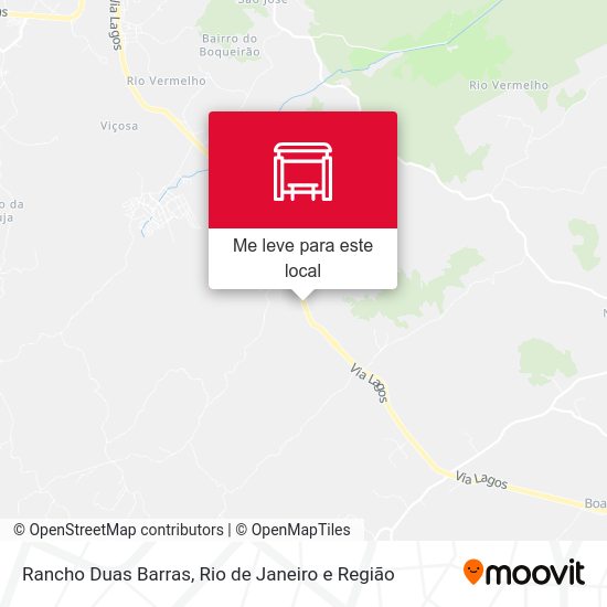 Rancho Duas Barras mapa