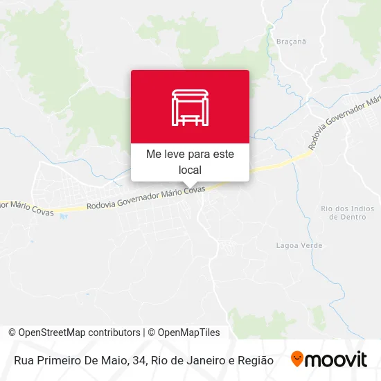 Rua Primeiro De Maio, 34 mapa