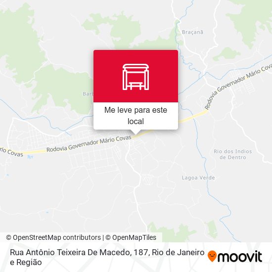 Rua Antônio Teixeira De Macedo, 187 mapa