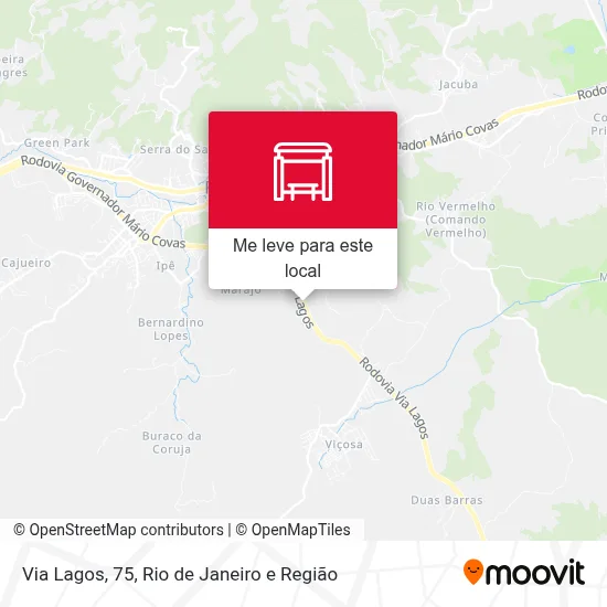 Via Lagos, 75 mapa