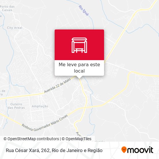 Rua César Xará, 262 mapa